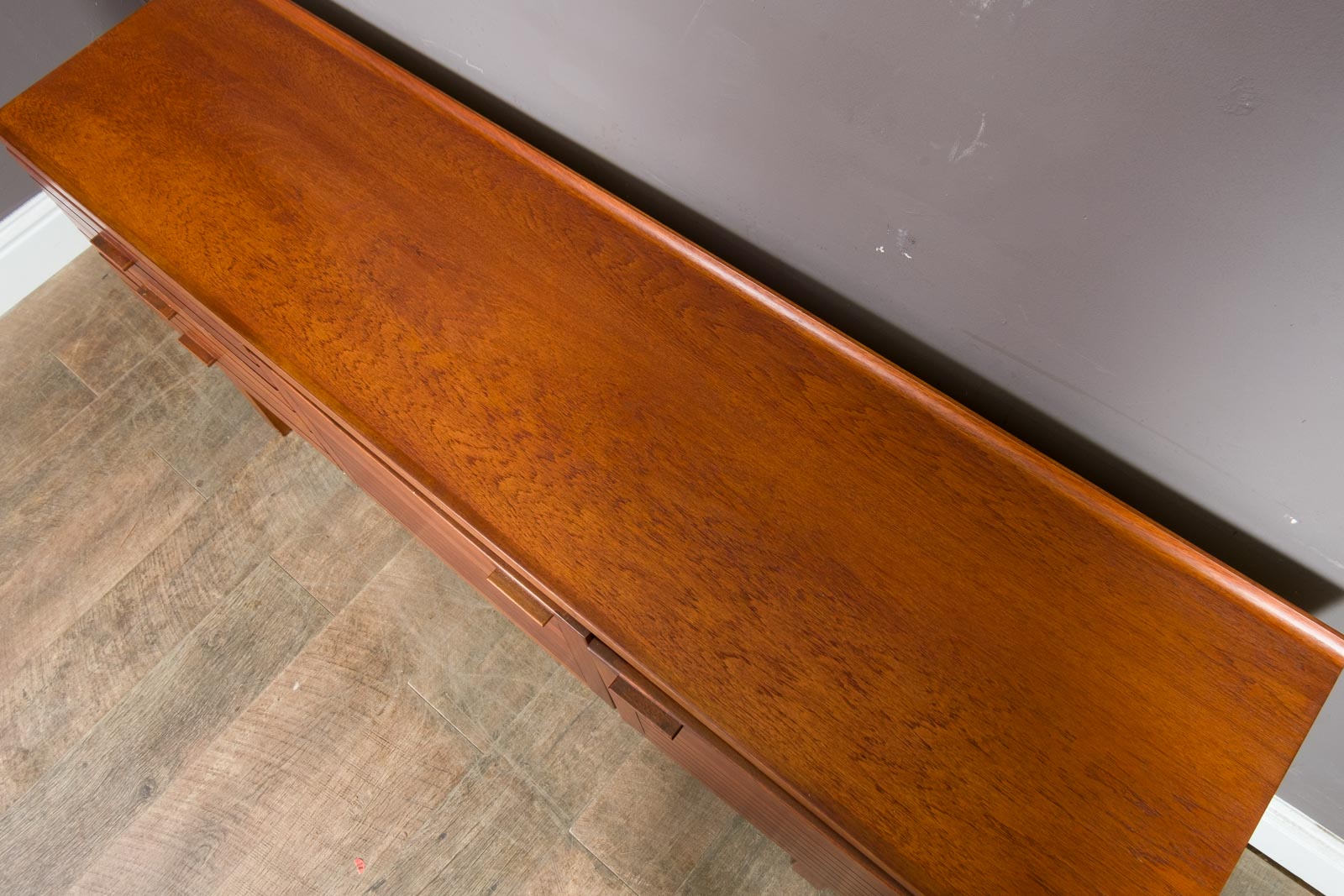 Vintage Retro Rare Dark Teak Mid Century Sideboard by White and Newton